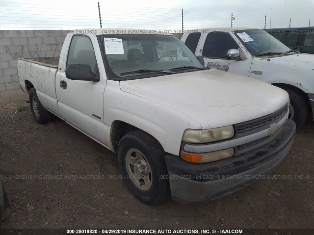 1GCEC14W9YE221130 - 2000 CHEVROLET SILVERADO C1500 WHITE photo 1