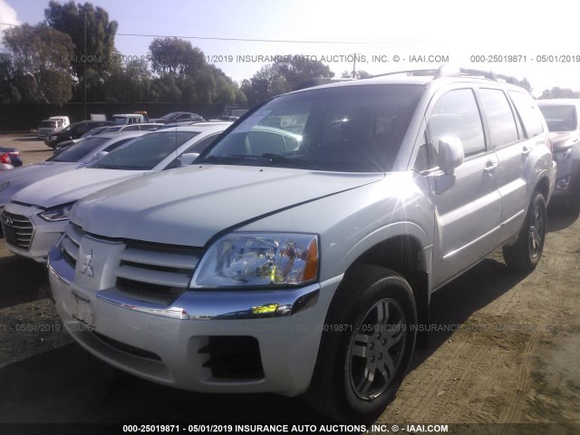 4A4MM31SX4E069514 - 2004 MITSUBISHI ENDEAVOR XLS WHITE photo 2