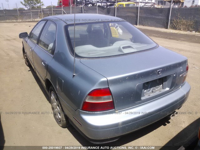 1HGCE6640SA018668 - 1995 HONDA ACCORD LX BLUE photo 3