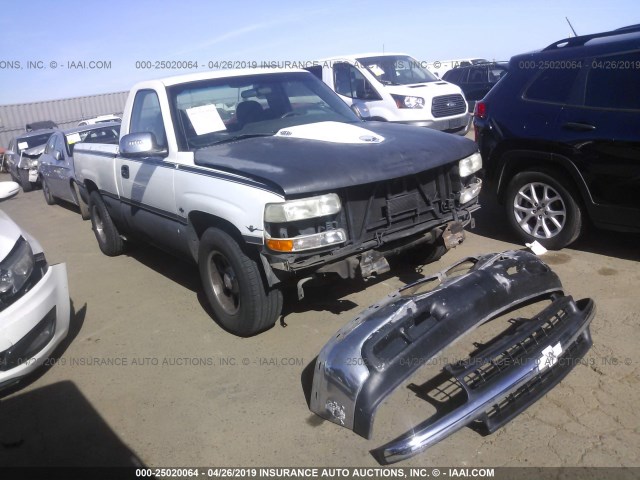 1GCEC14T5YZ212455 - 2000 CHEVROLET SILVERADO C1500 WHITE photo 1