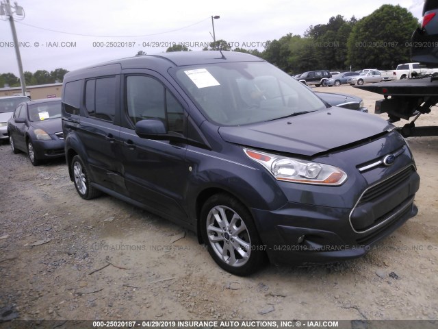 NM0GE9G74E1163319 - 2014 FORD TRANSIT CONNECT TITANIUM GRAY photo 1