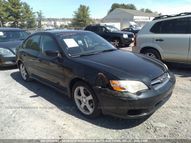 4S3BL626767206257 - 2006 SUBARU LEGACY 2.5I LIMITED BLACK photo 1