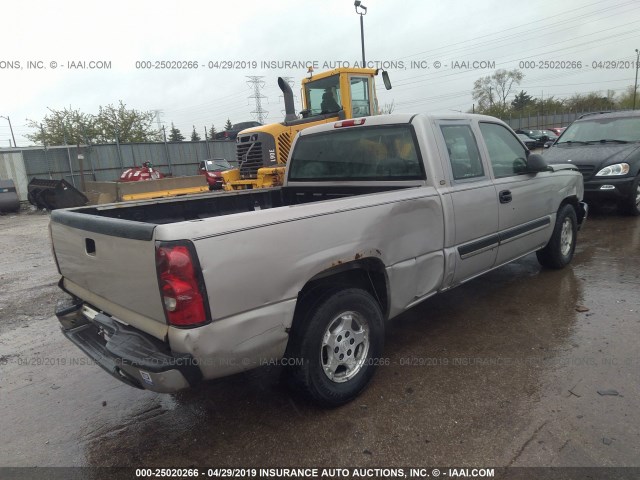 1GCEC19X44Z316988 - 2004 CHEVROLET SILVERADO C1500 TAN photo 4