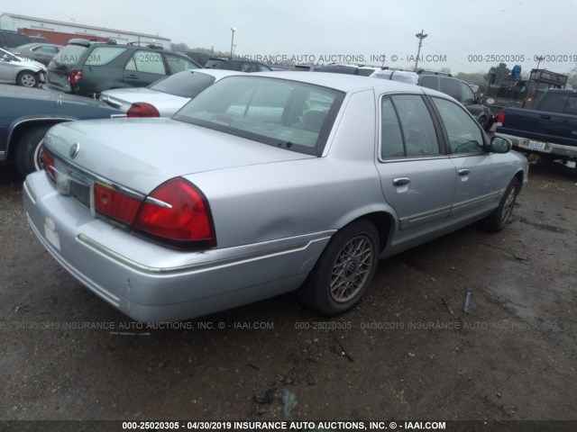 2MEFM74W41X637724 - 2001 MERCURY GRAND MARQUIS GS SILVER photo 4