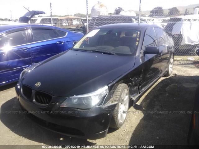 WBANA735X4B048633 - 2004 BMW 530 I BLACK photo 2