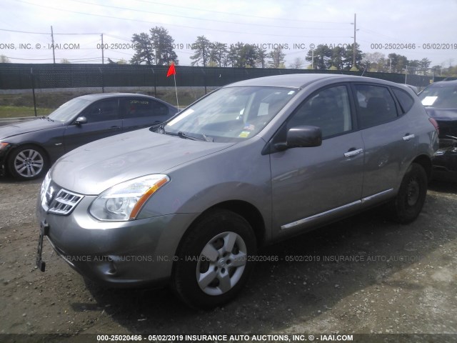 JN8AS5MV1CW397094 - 2012 NISSAN ROGUE S/SV GRAY photo 2