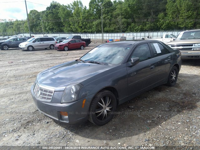 1G6DP577370139260 - 2007 CADILLAC CTS HI FEATURE V6 GRAY photo 2