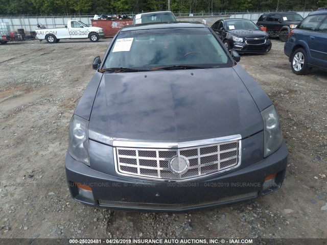 1G6DP577370139260 - 2007 CADILLAC CTS HI FEATURE V6 GRAY photo 6