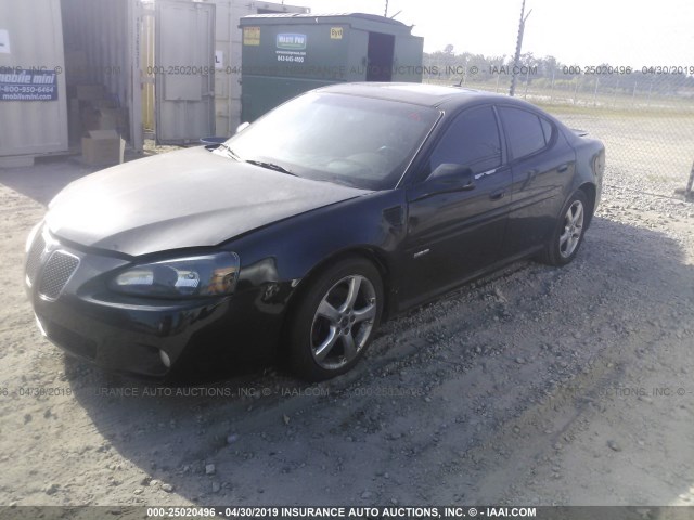 2G2WC55C461119253 - 2006 PONTIAC GRAND PRIX GXP BLACK photo 2