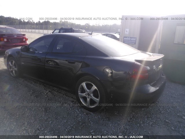 2G2WC55C461119253 - 2006 PONTIAC GRAND PRIX GXP BLACK photo 3