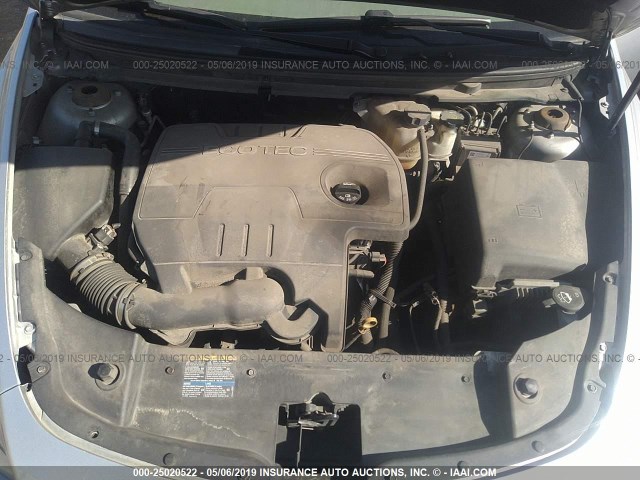 1G1ZH57BX9F189439 - 2009 CHEVROLET MALIBU 1LT 银色 照片 10