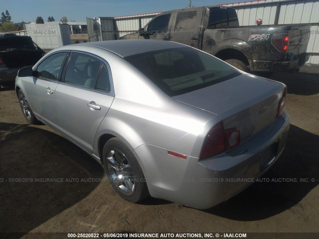 1G1ZH57BX9F189439 - 2009 CHEVROLET MALIBU 1LT 银色 照片 3