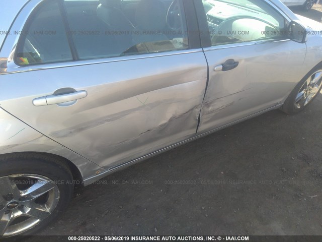 1G1ZH57BX9F189439 - 2009 CHEVROLET MALIBU 1LT 银色 照片 6