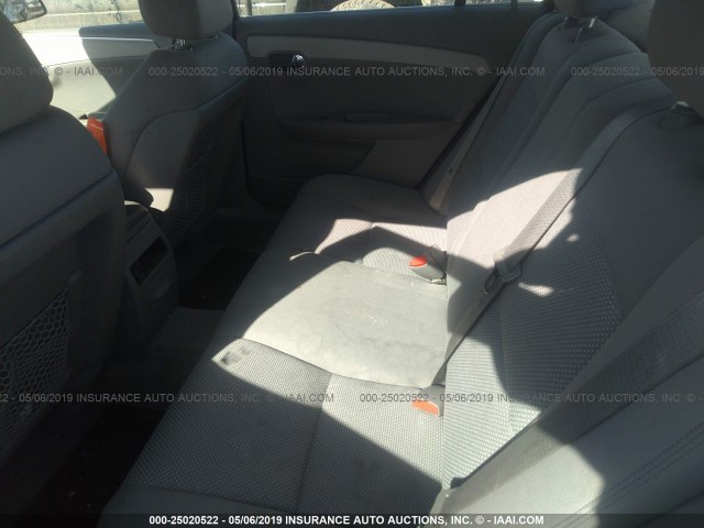 1G1ZH57BX9F189439 - 2009 CHEVROLET MALIBU 1LT 银色 照片 8