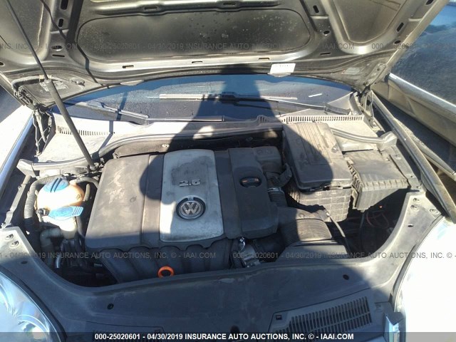 3VWEF71K87M078396 - 2007 VOLKSWAGEN JETTA WOLFSBURG 黑色 照片 10