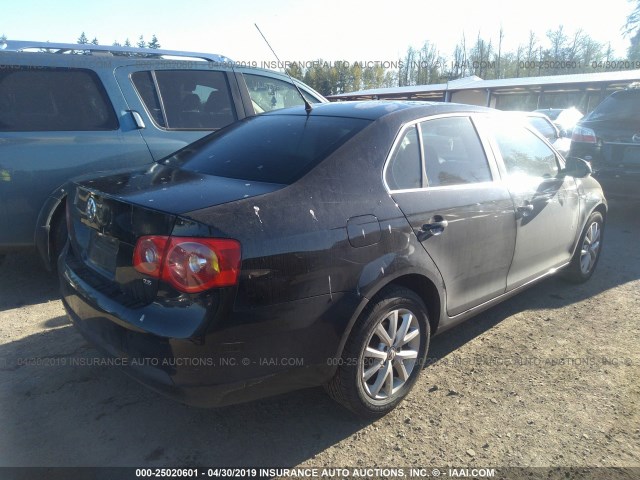 3VWEF71K87M078396 - 2007 VOLKSWAGEN JETTA WOLFSBURG 黑色 照片 4