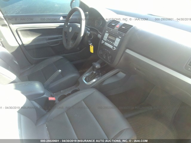 3VWEF71K87M078396 - 2007 VOLKSWAGEN JETTA WOLFSBURG 黑色 照片 5