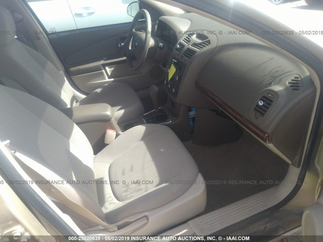 1G1ZS58F97F307500 - 2007 CHEVROLET MALIBU LS GOLD photo 5
