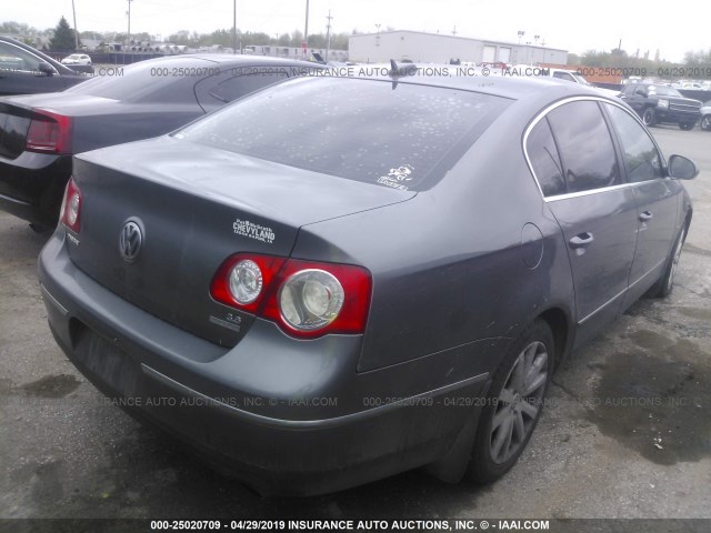 WVWFU73C46P157950 - 2006 VOLKSWAGEN PASSAT 3.6L 4MOTION LUXURY GRAY photo 4