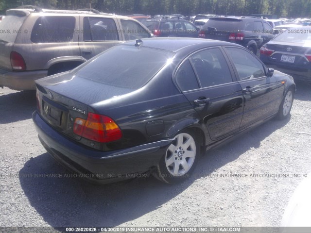 WBAAZ33494KP89122 - 2004 BMW 325 IS SULEV BLACK photo 4