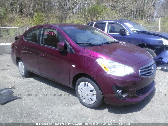 ML32F3FJXHHF05037 - 2017 MITSUBISHI MIRAGE G4 ES წითელი ფოტო 1