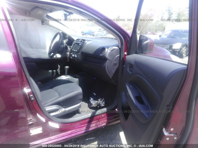 ML32F3FJXHHF05037 - 2017 MITSUBISHI MIRAGE G4 ES წითელი ფოტო 5