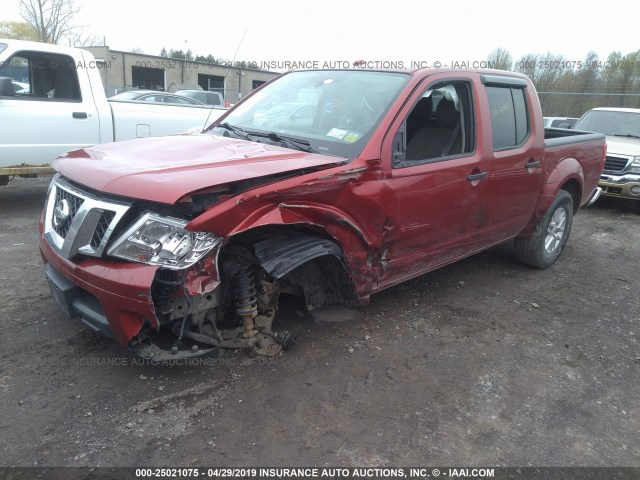 1N6AD0EV1GN782087 - 2016 NISSAN FRONTIER S/SV/SL/PRO-4X RED photo 2