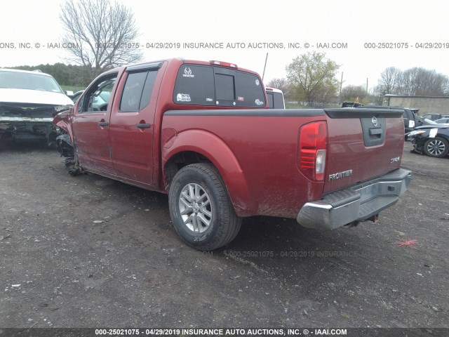 1N6AD0EV1GN782087 - 2016 NISSAN FRONTIER S/SV/SL/PRO-4X RED photo 3