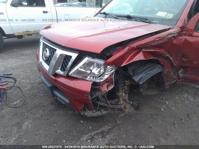 1N6AD0EV1GN782087 - 2016 NISSAN FRONTIER S/SV/SL/PRO-4X RED photo 6