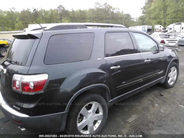 1GKEV33767J151211 - 2007 GMC ACADIA SLT-2 BLACK photo 4