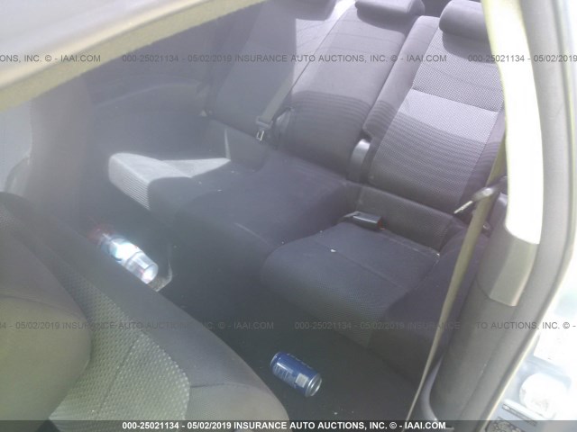 JTKDE167280232682 - 2008 TOYOTA SCION TC Light Blue photo 8