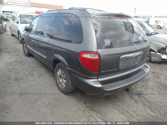 2C4GP54L24R520546 - 2004 CHRYSLER TOWN & COUNTRY TOURING GRAY photo 3