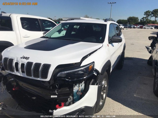 1C4PJMBX0KD298476 - 2019 JEEP CHEROKEE TRAILHAWK WHITE photo 14