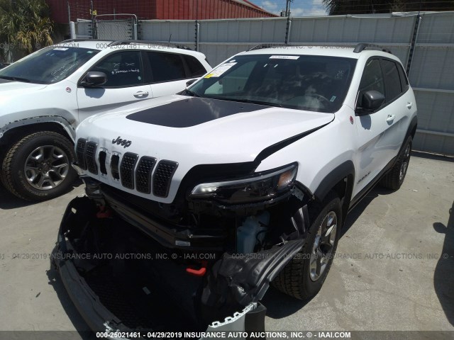 1C4PJMBX0KD298476 - 2019 JEEP CHEROKEE TRAILHAWK WHITE photo 6