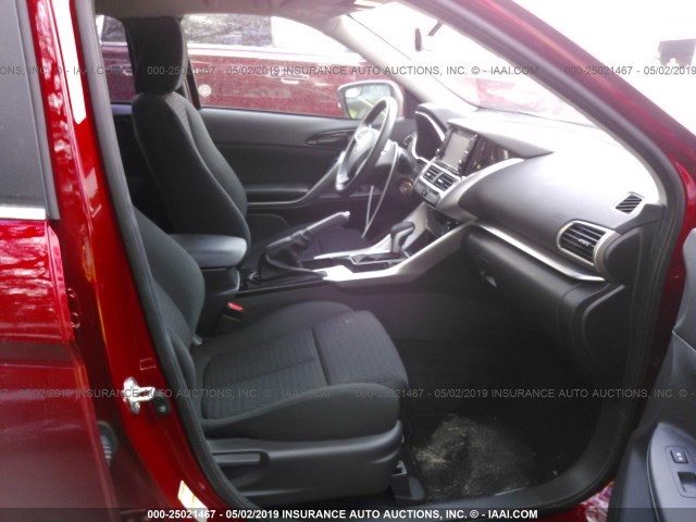 JA4AS3AA2KZ013512 - 2019 MITSUBISHI ECLIPSE CROSS ES RED photo 5