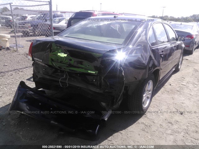 2G1WA5E31E1149433 - 2014 CHEVROLET IMPALA LIMITED LS BLACK photo 4