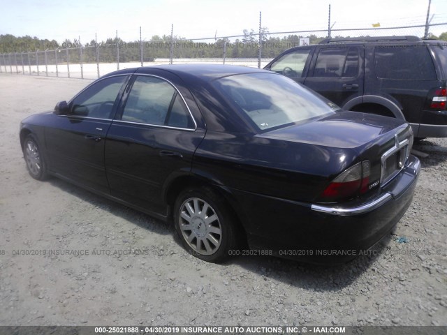 1LNHM86S63Y702663 - 2003 LINCOLN LS შავი ფოტო 3