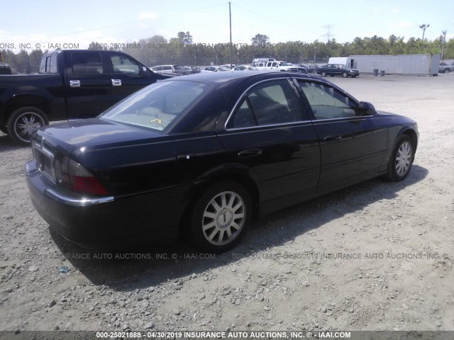 1LNHM86S63Y702663 - 2003 LINCOLN LS შავი ფოტო 4