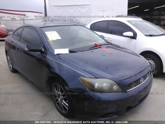 JTKDE177470206825 - 2007 TOYOTA SCION TC BLUE photo 1