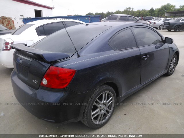 JTKDE177470206825 - 2007 TOYOTA SCION TC BLUE photo 4