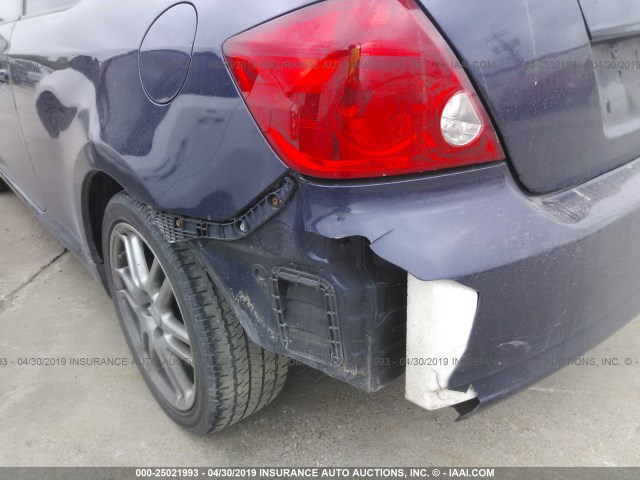 JTKDE177470206825 - 2007 TOYOTA SCION TC BLUE photo 6