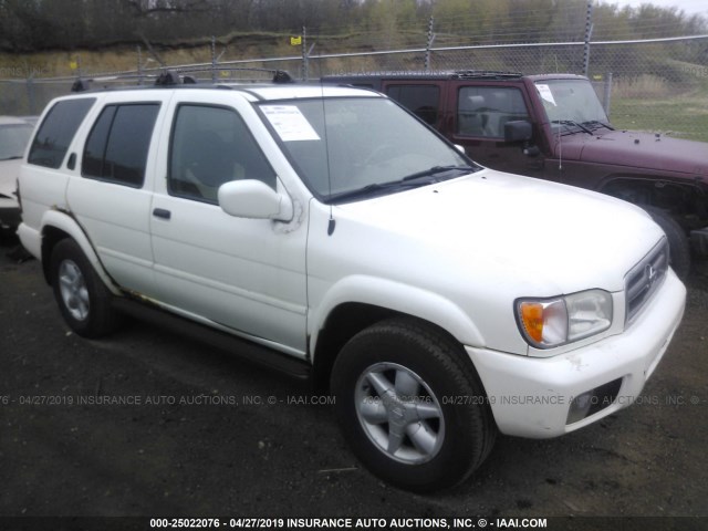 JN8DR09Y41W615329 - 2001 NISSAN PATHFINDER LE/SE/XE WHITE photo 1