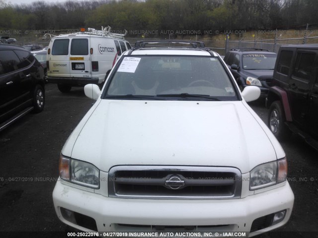 JN8DR09Y41W615329 - 2001 NISSAN PATHFINDER LE/SE/XE WHITE photo 6