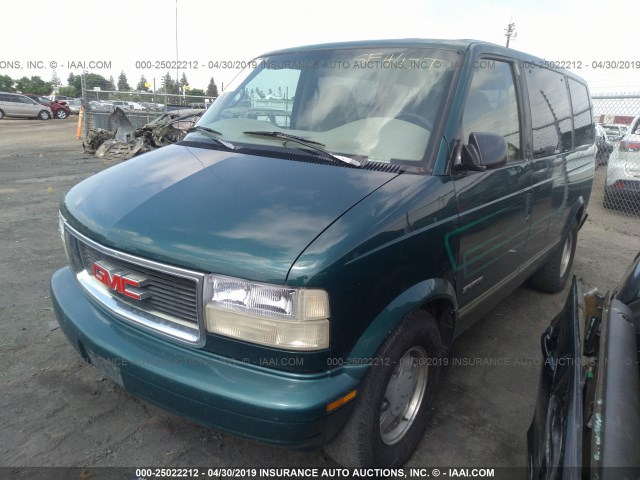 1GKDM19W0TB513703 - 1996 GMC SAFARI XT GREEN photo 2