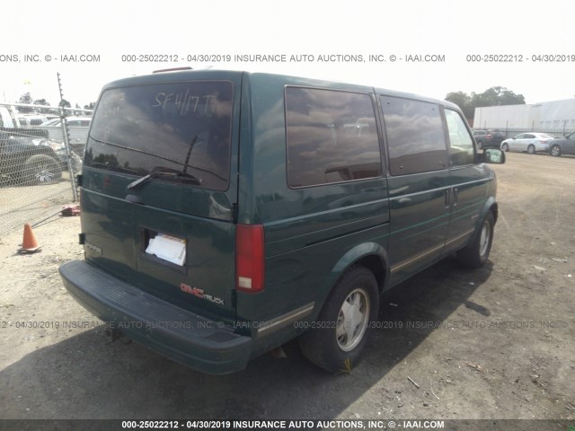 1GKDM19W0TB513703 - 1996 GMC SAFARI XT GREEN photo 4