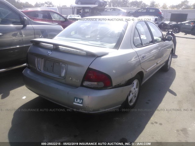 3N1CB51A73L557767 - 2003 NISSAN SENTRA GXE GRAY photo 4