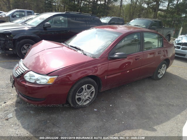 1G8AJ52F55Z153440 - 2005 SATURN ION LEVEL 2 栗色 照片 2