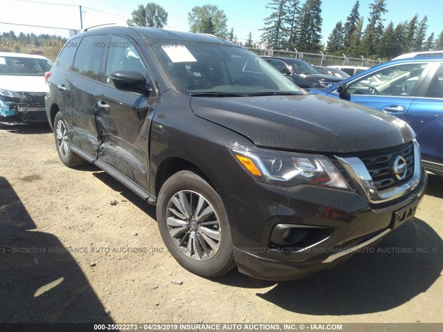 5N1DR2MM6KC599757 - 2019 NISSAN PATHFINDER S/SL/SV/PLATINUM 黑色 照片 1