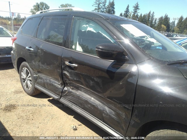 5N1DR2MM6KC599757 - 2019 NISSAN PATHFINDER S/SL/SV/PLATINUM 黑色 照片 6