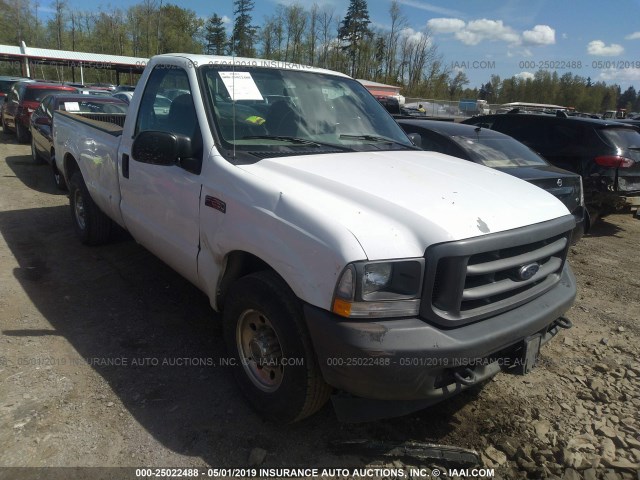 3FTNF20L34MA12334 - 2004 FORD F250 SUPER DUTY WHITE photo 1